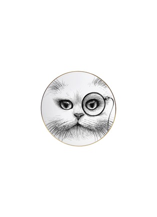 Main View - Click To Enlarge - RORY DOBNER - The Ink House Cat Monocle Small Perfect Plate