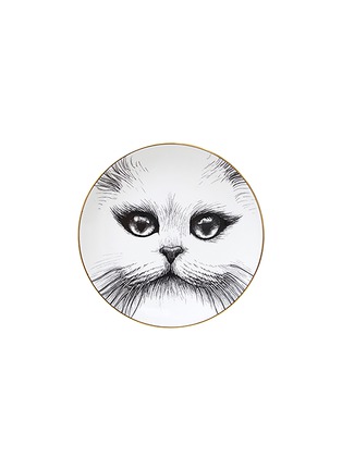 Main View - Click To Enlarge - RORY DOBNER - The Ink House Cat No Monocle Large Perfect Plate