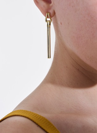  - JOHN HARDY - Surf 14K Gold Drop Earrings