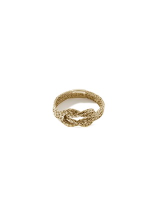 Main View - Click To Enlarge - JOHN HARDY - Love Knot 14 K Gold Chain Ring — Size 8