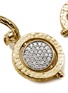 Detail View - Click To Enlarge - JOHN HARDY - Dot Moon Door Diamond 18K Gold Earrings