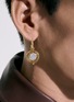  - JOHN HARDY - Dot Moon Door Diamond 18K Gold Earrings