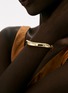  - JOHN HARDY - Surf Diamond 14K Gold Kick Cuff — Size M