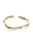 Main View - Click To Enlarge - JOHN HARDY - Surf Diamond 14K Gold Kick Cuff — Size M