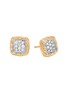 Main View - Click To Enlarge - JOHN HARDY - Classic Chain 18K Gold Diamond Stud Earrings
