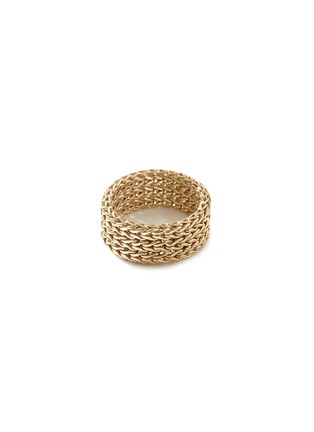 Detail View - Click To Enlarge - JOHN HARDY - Rata 18K Gold Chain Band Ring — Size 8