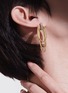  - JOHN HARDY - Classic Chain 18K Gold Diamond Drop Earrings