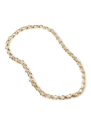 Detail View - Click To Enlarge - JOHN HARDY - Surf Diamond 14K Gold Necklace — Size 18