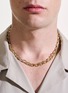  - JOHN HARDY - Surf Diamond 14K Gold Necklace — Size 18