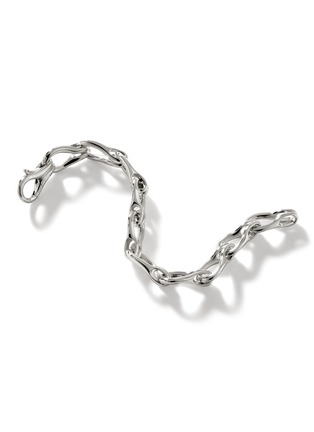 Detail View - Click To Enlarge - JOHN HARDY - Surf Silver Chain Link Bracelet — Size UXS