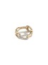 Main View - Click To Enlarge - JOHN HARDY - Surf Diamond 14K Gold Ring — Size 8
