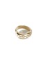 Main View - Click To Enlarge - JOHN HARDY - Surf Diamond 14K Gold Ring — Size 8