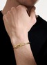 Detail View - Click To Enlarge - JOHN HARDY - Surf 14K Gold 12.5mm Hinged Bangle — Size M