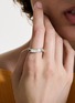 Detail View - Click To Enlarge - JOHN HARDY - Surf Diamond Sterling Silver Ring — Size 7