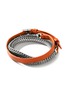 Main View - Click To Enlarge - JOHN HARDY - Classic Chain Sterling Silver Leather Triple Wrap Bracelet — Size UM