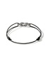 Detail View - Click To Enlarge - JOHN HARDY - Love Knot Sterling Silver Cord Bracelet — Size XS-S