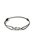 Main View - Click To Enlarge - JOHN HARDY - Love Knot Sterling Silver Cord Bracelet — Size XS-S