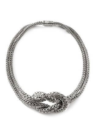 Main View - Click To Enlarge - JOHN HARDY - Love Knot Sterling Silver Graduated Necklace — Size 16