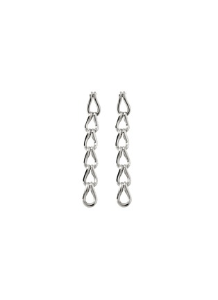 Main View - Click To Enlarge - JOHN HARDY - Surf Sterling Silver Long Link Earrings