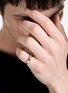 Detail View - Click To Enlarge - JOHN HARDY - Surf Diamond 14K Gold Ring — Size 6