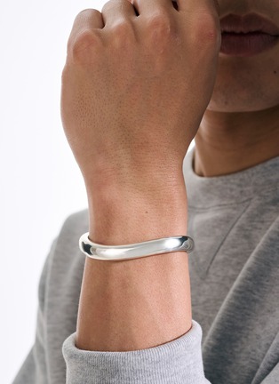 Detail View - Click To Enlarge - JOHN HARDY - Surf Silver Kick Cuff — Size S