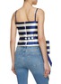 Back View - Click To Enlarge - KIMHĒKIM - Ribbon Belted Mikado Silk Bandeau Top