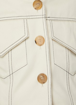  - KIMHĒKIM - Semi-cropped Cotton Blended Trucker Jacket