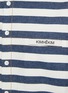  - KIMHĒKIM - Striped Denim Label Shirt