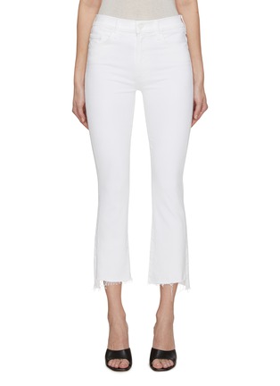 Main View - Click To Enlarge - MOTHER - The Insider Crop Frayed Jeans