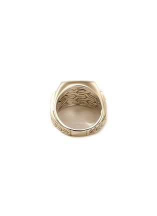 Detail View - Click To Enlarge - JOHN HARDY - 14K Gold Black Onyx Signet Ring — Size 10