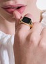  - JOHN HARDY - 14K Gold Black Onyx Signet Ring — Size 10