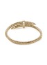 Detail View - Click To Enlarge - JOHN HARDY - Classic Chain 14K Gold Diamond Pavé Bypass Flex Cuff — Size S-M