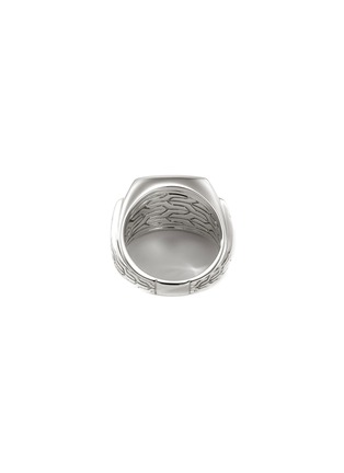Detail View - Click To Enlarge - JOHN HARDY - Sterling Silver Signet Ring — Size 9