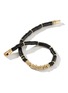 Detail View - Click To Enlarge - JOHN HARDY - Classic Chain Heishi 14K Gold Black Onyx Bracelet — Size UM