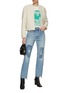 Figure View - Click To Enlarge - MOTHER - High Waisted Hiker Hover Jeans