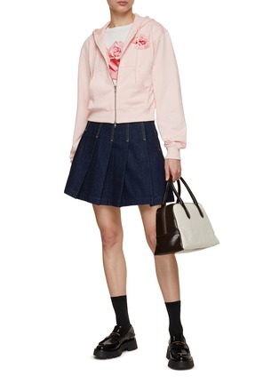Figure View - Click To Enlarge - KENZO - Flare Denim Skirt