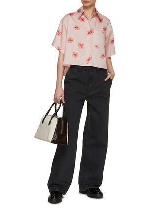 Figure View - Click To Enlarge - KENZO - Kenzo Rose Cropped Shirt