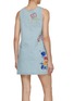 Back View - Click To Enlarge - KENZO - Kenzo Drawn Flowers Dress