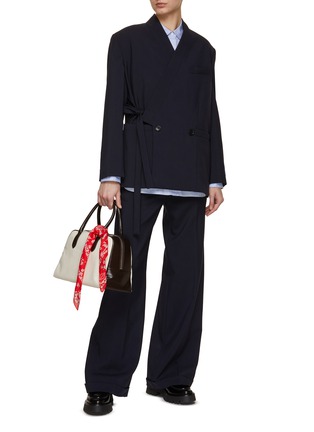 Figure View - Click To Enlarge - KENZO - Solid Tailored Pants