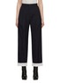 Main View - Click To Enlarge - EENK - Lace Trim Classic Straight Pants
