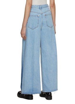 Back View - Click To Enlarge - EENK - Pleated Jeans