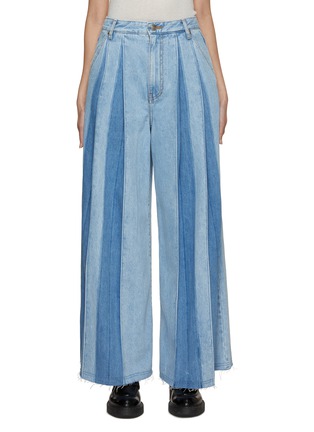 Main View - Click To Enlarge - EENK - Pleated Jeans