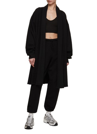 Figure View - Click To Enlarge - JOAH BROWN - Oversized Long Cardigan