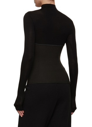Back View - Click To Enlarge - JOAH BROWN - Corset Long Sleeve Top