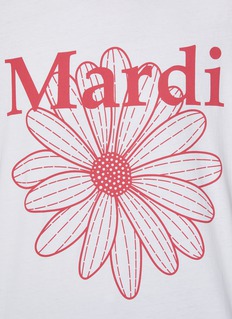 MARDI MERCREDI-ACTIF | Flower Print T-Shirt | WHITE | Women