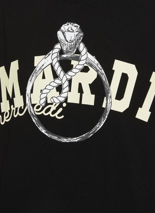  - MARDI MERCREDI - Ring With Rock Print T-Shirt