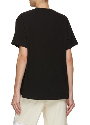 Back View - Click To Enlarge - MARDI MERCREDI - Ring With Rock Print T-Shirt