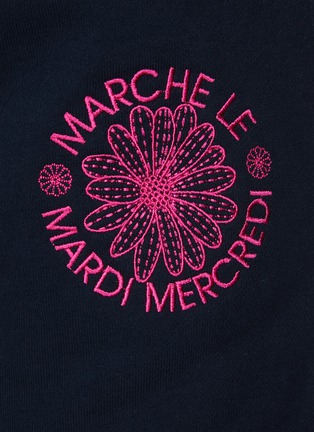  - MARDI MERCREDI-ACTIF - Flower Embroidered Sweatshorts