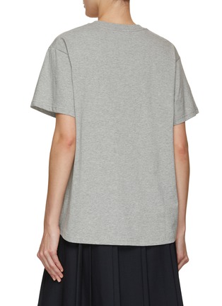 Back View - Click To Enlarge - MARDI MERCREDI - Ring With Rock Print T-Shirt