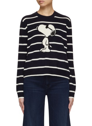 Main View - Click To Enlarge - CHINTI & PARKER - x Peanuts Snoopy Striped Sweater